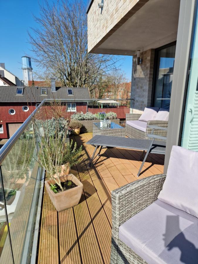 Moderne Penthouse Wohnung شلسفيغ المظهر الخارجي الصورة